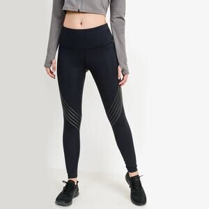 Black Highwaist Wrap Wings Legging - M